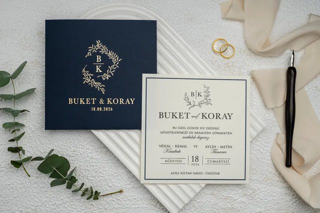 Ekonom kataloğu 9287 kodlu davetiye modeli - Makro Matbaa
