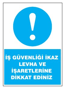 İŞ GÜVENLİĞİ İÇİN LEVİN VE GÜVENLIK BARIERI DİKKAT EDİNİZ