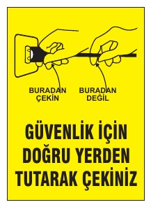 GÜVENLİK İÇİN DOĞRU YERDEN TUTARAK ÇEKİNİZ