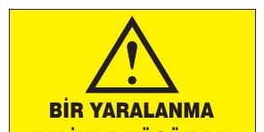 BİR YARALANMA HALİNDE KÜÇÜK DE OLSA AMİRİNE BİLDİR