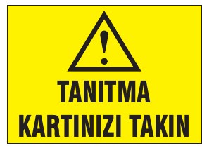 TANITMA KARTINIZI TAKIN