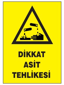 DİKKAT ASİT TEHLİKESİ