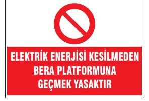 TEHLİKE ŞALTERE DOKUNMA!