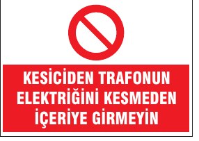 YÜKSEK GERİLİMLİ ELEKTRİK HATININ YAKIN ALMADAN GELİNEZ