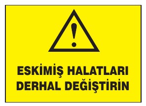 ESKİMİŞ HALATLARI DERHAL DEĞİŞTİRİN