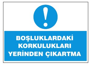 BOŞLUKLARDAKI KAPAKLAR YERİNDEN ÇIKARTMA