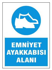 EMNİYET AYAKKABISI ALANI