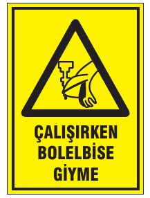 ÇALIŞIRKEN BÖLGESİNE GİYME