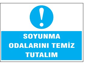 SOYUNMA ODALARINI TEMİZ TUTALIM