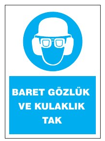 BARET GÖZLÜK VE KULAKLIK TAK