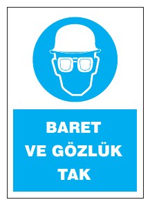BARET VE GÖZLÜK TAK