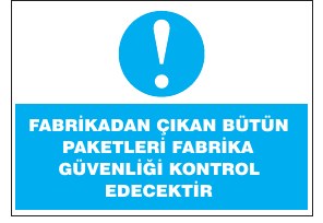 DARBOĞUZDAN ÇIKAN BÜTÜN PARÇALARIN TAŞIMA GÜVENLİĞİNİ SAĞLA KONTROL ET