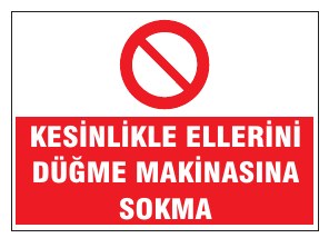 KESİNLİKLE ELLERİNİ DOĞRUMA MAKİNASINA SOKMA