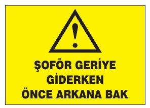 ŞOFÖR GERİYE GİDERKEN ÖNCE ARKANA BAK