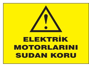 ELEKTRİK MOTORLARINI SUDAN KORU
