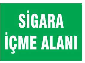 SİGARA İÇME ALANI
