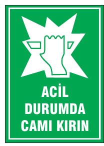 ACİL DURUMDA CAMI KIRIN