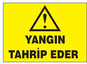 YANGIN TAHRİP EDER
