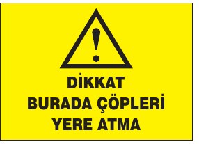 DİKKAT BURADA ÇÖPLERİ YERE ATMA