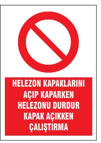 HELEZONLU ÇALIŞIRKEN MALZEME VURMASINA DİKKAT ET