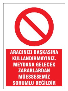 FORKLIFTLERDE KULLANILMASI OLAMAZ BAŞKA KULLANILMASI YASAKTIR