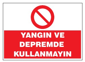 YANGIN VE KOMPRESÖRDE BULUNMAYIN