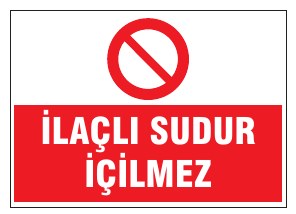 İLAÇLI SUDUR İÇİLMEZ