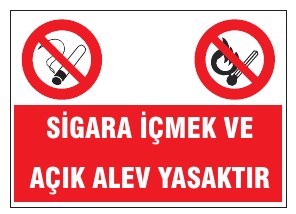 YANGIN DIŞINDA KULLANILMASI YASAKTIR