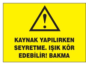 KAYNAK YAPILIRKEN SEYİRTME, İŞİK KÖK EDEBİLİR BAKINA