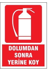 DOLUMDAN SONRA YERİNE KOY