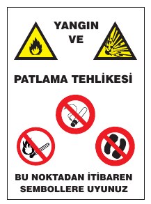 YANGIN VE PATLAMA TEHLİKESİ