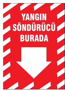 YANGIN SÖNDÜRÜCÜ BURADA