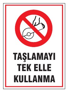 TAŞLAMAYI TEK ELLE KULLANMA
