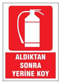 ALDIKTAN SONRA YERİNE KOY