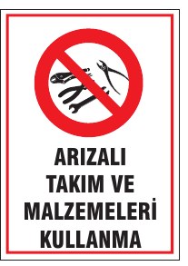 ARIZALI TAKİM VE MALZEMELERİ KULLANMA