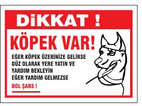 DİKKAT! KÖPEK VAR