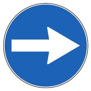 SAĞA GİDİLECEK