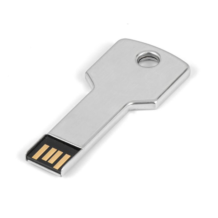 8145-16GB Anahtar Metal USB Bellek - Makro Matbaa promosyon