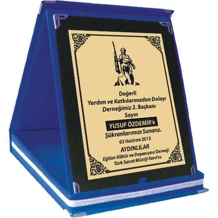 AP-01L-9X12 Albüm Plaket - Makro Matbaa plaket
