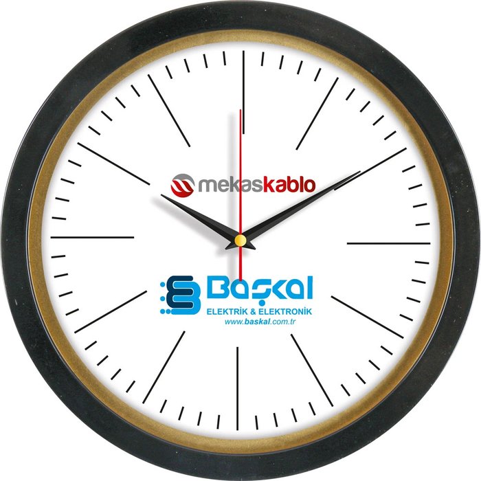 V30-533-S Plastik Duvar Saati - Makro Matbaa promosyon