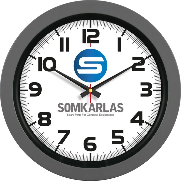 V30-346-FM Plastik Duvar Saati - Makro Matbaa promosyon