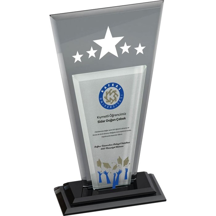 EKT-360 Kristal Plaket - Makro Matbaa plaket