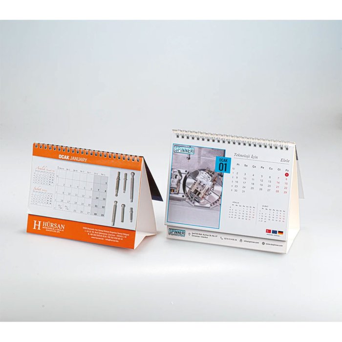 AMT-06 Karton Taşıyıcılı Masa Takvimi - Makro Matbaa promosyon