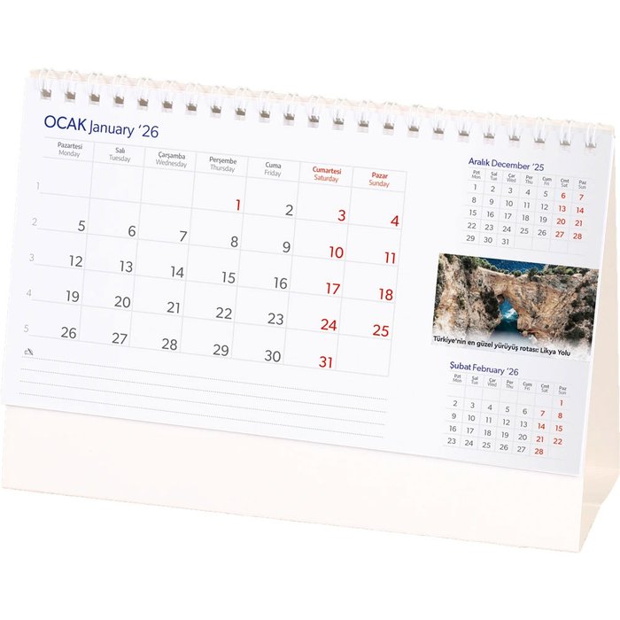 AMT-03-AMBR Anadolu Masa Takvimi - Makro Matbaa promosyon