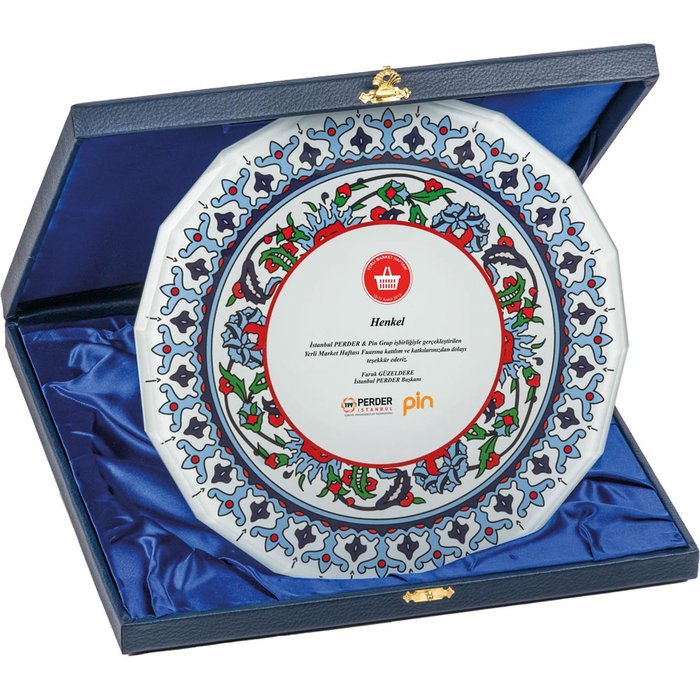EKT-450 Kutulu Kristal Plaket - Makro Matbaa plaket