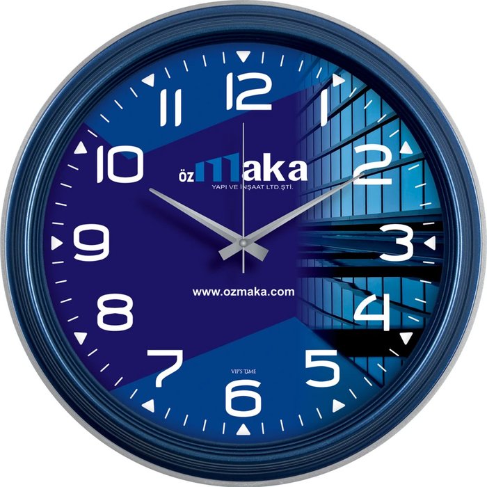 V30-504-GL Plastik Duvar Saati - Makro Matbaa promosyon
